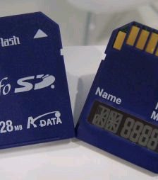 A-DATA sdcard with LCD