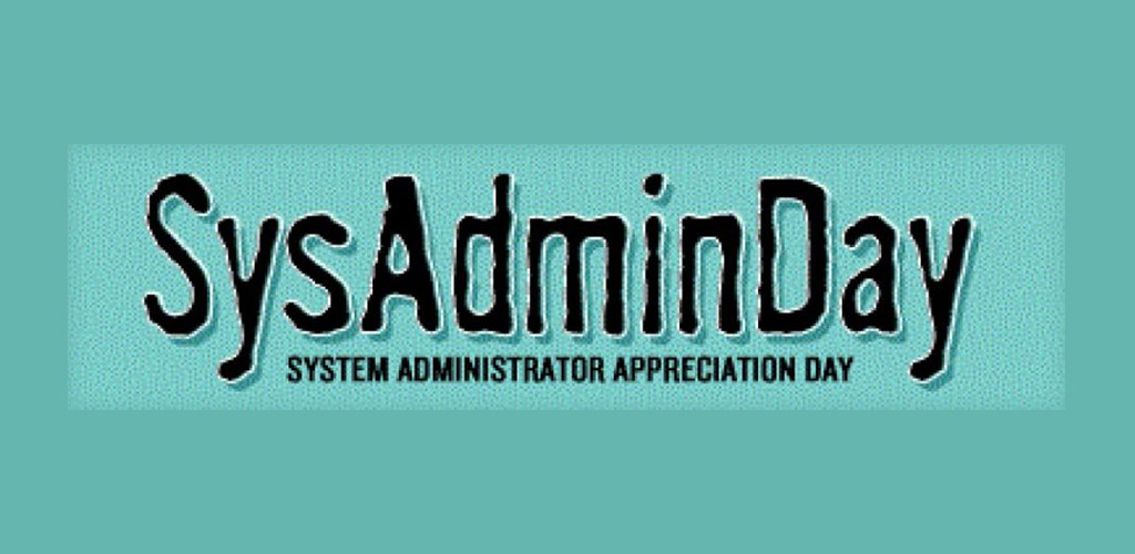 Sys Admin Day logo