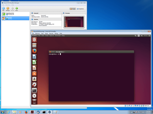 VirtualBox Ubuntu 14.04 on Windows 7